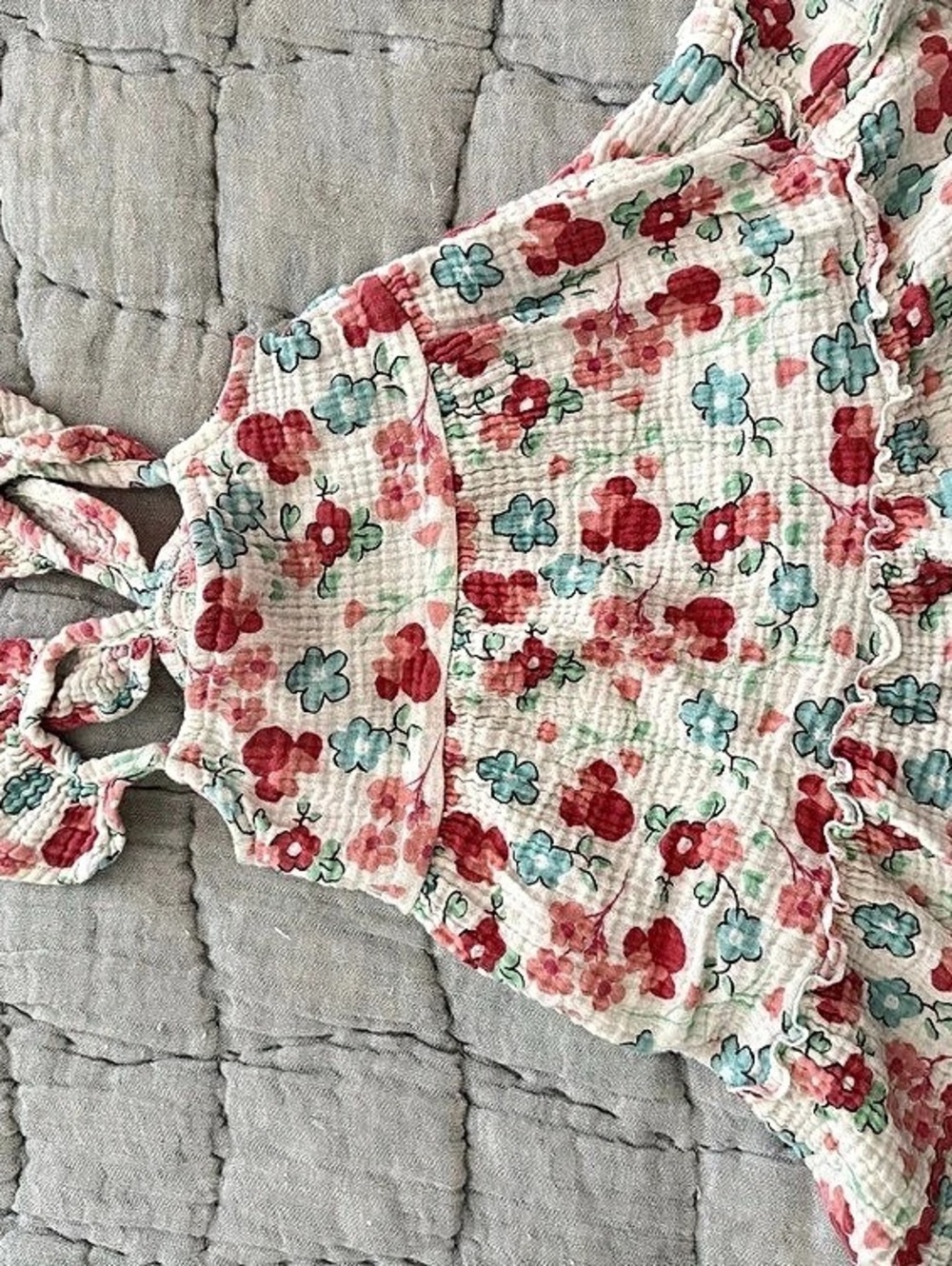 Disney Floral Casual Dress in Pink & Green